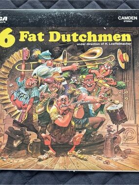 Vintage 1969 RCA Camden Six Fat Dutchmen LP Vinyl Record CAS-2278 Canada Polka
